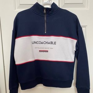 Womens Quarter-zip Sweater